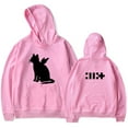 thumbnail image 4 of kpop ILLIT merch cat Hooded Drawstring Pocket Sweatshirt Men/women music fans Pullover, 4 of 7