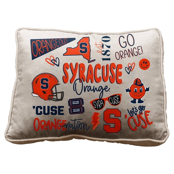 Pegasus Syracuse Orange 19" Loco Fan Canvas D-cor Pillow