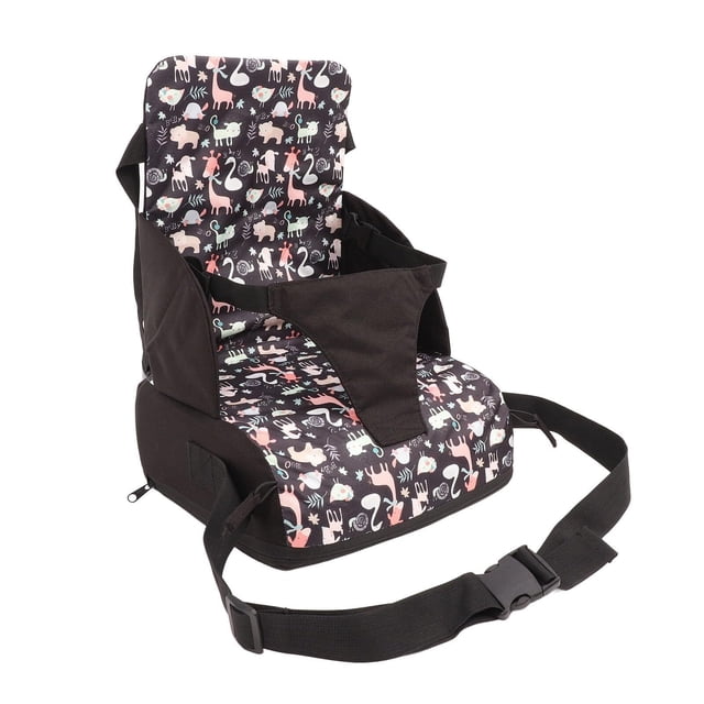 Asiento Elevador para Niños Pequeños para Mesa de Comedor, Silla de Cocina, Asiento Elevador Plegable con Correa Ajustable, Cojín para Aumentar la Altura del Niño para