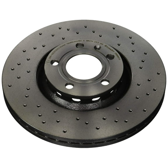 Brembo OE UV Coated Front Brake Rotor for Audi A4 and A6 Models * Part 09.8690.1X