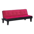 thumbnail image 2 of ACME Hamar Adjustable Sofa in Pink Flannel Fabric, 2 of 2