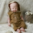thumbnail image 3 of Cosdoll Realistic Soft Silicone Newborn Baby Doll, 18", 3 of 16
