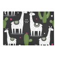 thumbnail image 2 of MKHERT Happy Alpacas Doormat Rug Home Decor Floor Mat Bath Mat 23.6x15.7 inch, 2 of 3