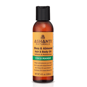 Ashanti Naturals Shea Nut & Sweet Almond Body Oil, Coco Mango, 4 oz