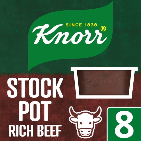 Knorr Rich Beef Stock Pot 8'S 224G, Imported from Britain