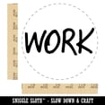 thumbnail image 2 of Work Text Self-Inking Rubber Stamp Ink Stamper - Red Ink - Large 1-1/2 Inch, 2 of 7