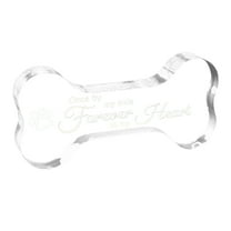 Pet Memorial Ornament Remembrance Gifts Loss of Dog Cat Sympathy Gift Bone Shape Decor Ornament for Dogs Puppy Keepsake