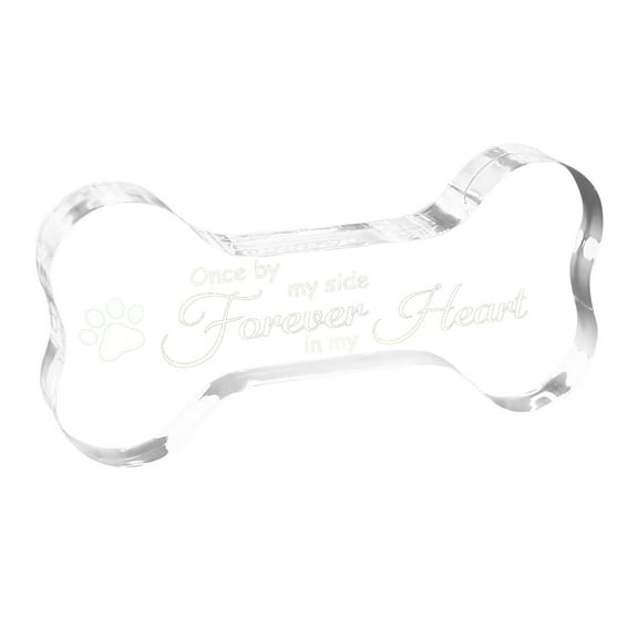 Pet Memorial Ornament Remembrance Gifts Loss of Dog Cat Sympathy Gift Bone Shape Decor Ornament for Dogs Puppy Keepsake