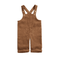 thumbnail image 4 of Toddler Baby Corduroy Suspender Rompers Solid Color Adjustable Strap Pockets Overalls 1 2 3 4 5T Kids Long Pants, 4 of 10