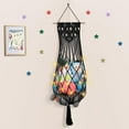 thumbnail image 1 of Stuffed Animal Hammock Corner Jumbo Macrame Ceiling Toys Net Wall Hanging Organizer Holder Plush Storage Display Net Mesh with String Light for Nursery Playroom (), 1 of 8
