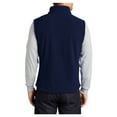 thumbnail image 2 of Mafoose Men Super Soft Value Polyester Fleece Male Vest True Navy XL, 2 of 6