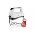 thumbnail image 1 of Lumme BL103B Electric 5 Speed Hand Mixer with Snap-On Storage Case, Black & White, 1 of 1