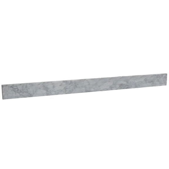 55" White Cararra Marble Backsplash