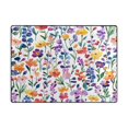 thumbnail image 5 of Yayeee Area Rugs for Living Room 6.7'x4.8' Non Slip Washable Bedroom Floor Carpet, Purple Wildflower Pattern, 5 of 5