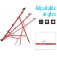 thumbnail image 4 of Red Volleyball Rebounder Net - Football & Baseball Training Aid - Portable, Adjustable Angle - Durable Steel & PE Mesh - Sports Practice Equipment, 4 of 7