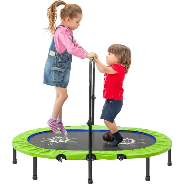 Mini Foldable Rebounder Fitness Trampoline for Two Kids, ParentChild Trampoline, Kids