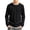 #A02-Black, variant on Boys Long Sleeve Shirts 10-12 Waffle Fake Two Piece Crewneck T Shirts for Boys Fall Basic Boys Tops Soft Layering for Boys