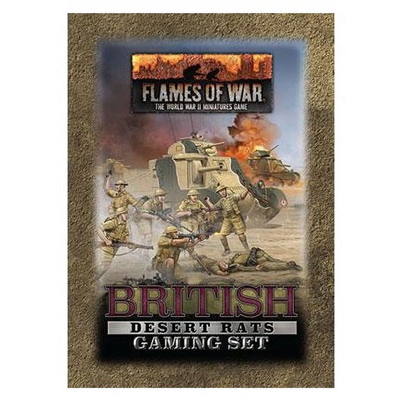 Battlefront Miniatures British Desert Rats Gaming Set New