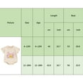 thumbnail image 4 of Bagilaanoe Newborn Baby Girl Boy Summer Rompers Letter Embroidery Short Sleeve Bodysuits 6M 12M 18M Infant Casual One Piece Short Jumpsuit, 4 of 8