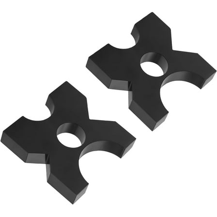 1" x 5" x 5" Modern Press Plates - Heavy-Duty H-Frame Hydraulic Shop Press Plates for 20/32 Ton Metal Press, 1 Pair