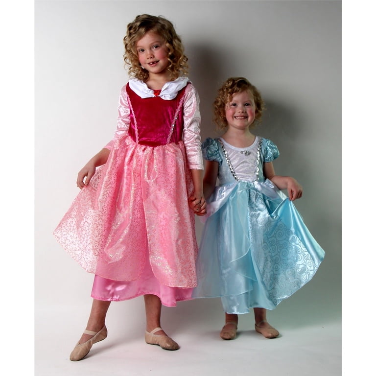 open lace back dress Briar Rose Sleeping Beauty Princess Dress Blue/Pink Fairytale / 16 Girls