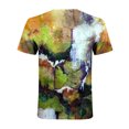 thumbnail image 5 of JINMGG Mens Tops under $5,Men's Unisex Daily T Shirt 3D Print Graphic Prints Cross Print Short Sleeve Tops Casual Blouse,Yellow XXXXXXL, 5 of 9