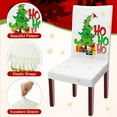 thumbnail image 2 of Fall Chair Covers Set of 6, Removable Thanksgiving Washable Dining Protector with Turkey, Pumpkin, Maple Leaves, Hotel and Holiday Party Decoration(Lime Green,Tree), 2 of 7