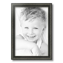 ArtToFrames 11" x 16" Antique Black Picture Frame, 11x16 inch Black Wood Poster Frame (WOM-5106)