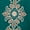 EMERALD, variant on Alfred Dunner Womens Petite Center Medallion Embroidered Three Quarter Sleeve Top