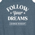 thumbnail image 3 of Instant Message - Follow Your Dreams - Women's Racerback Tank Top, 3 of 6