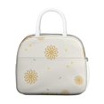 thumbnail image 2 of Insulated Lunch Bag for Women, Floral Print Oxford Fabric Lunch Box, Leakproof Thermal Cooler Tote for Work, School & Picnic, Daisy Floral Print, 2 of 5