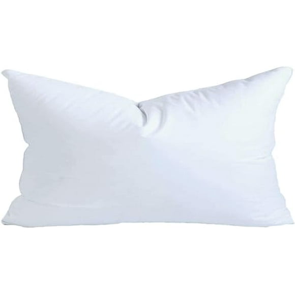 MoonRest® 13x20 Inch Synthetic Down Alternative Rectangle Pillow Insert Form Stuffer for Sofa Shams, Decorative Throw Pillow, Cushion and Bed Pillow Stuffing - Hypoallergenic 13“X 20”