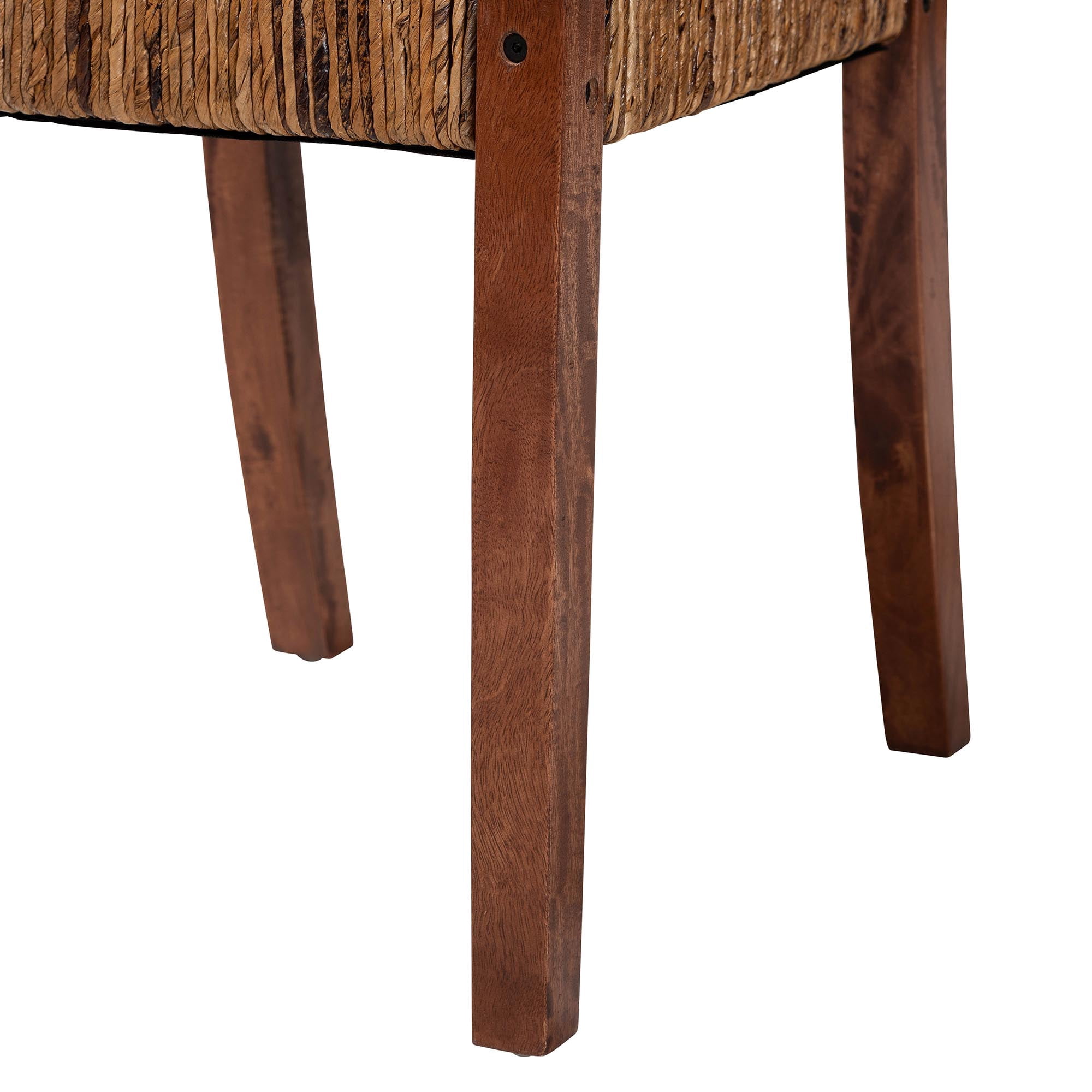 bali & pari Chabela Boho Dining Chair, Set of 2, Natural Brown
