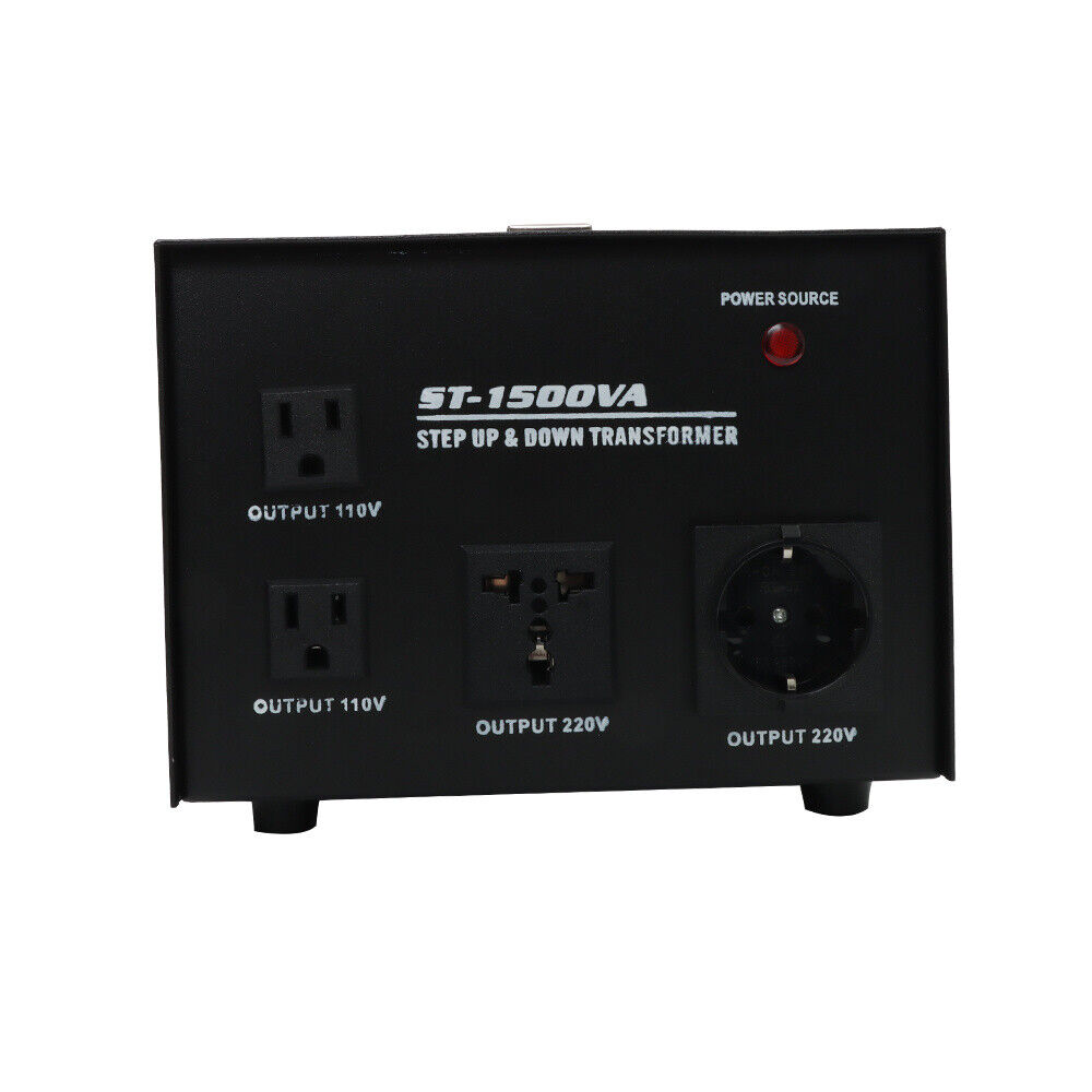 LABLT 1500W Voltage Converter Transformer 220V to 110V 110V to 220V Step Up/ Down USA