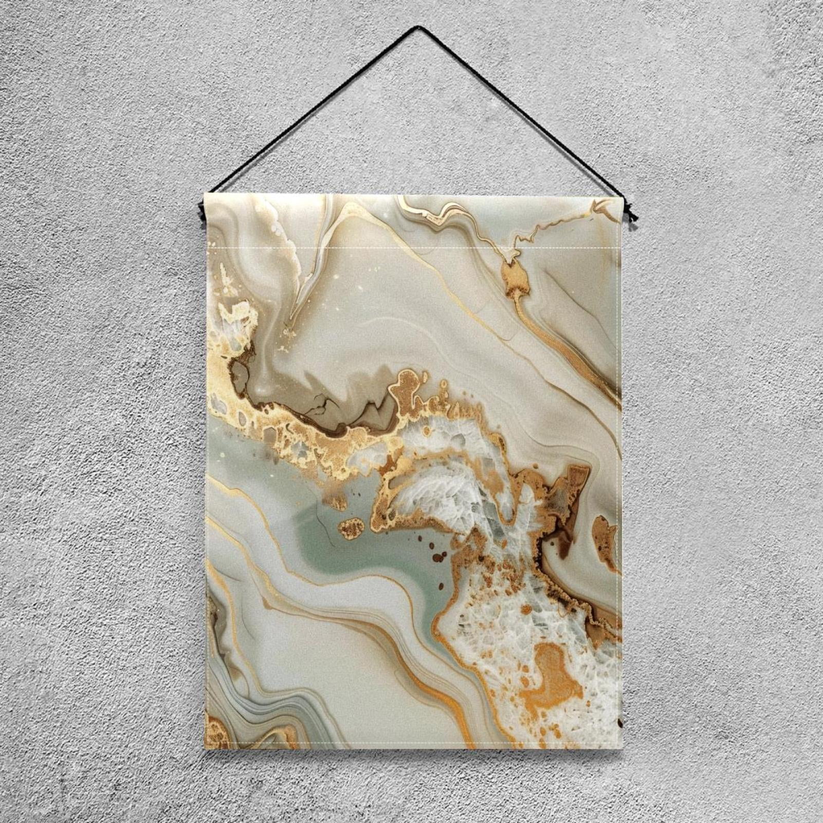Abstract Marble Grey Double Sided Garden Flag Decorative Weather Resistant Yard Flag, Large DIY Vertical Flag for Farmhouse Patio Lawn, 28x40 Inch