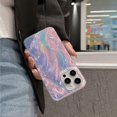 thumbnail image 5 of Fashion Glitter Starry Gradient Phone Case For iPhone 15 16 Pro Max 16E 14 13 11 12Pro Max 7 8Plus SE2 X XS XR Shockproof Cover, 5 of 5