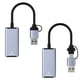 thumbnail image 5 of Matsuzay Adaptador de red RJ45, accesorio profesional para PC, conector de transferencia de datos pequeños, convertidor LAN Ethernet de 100/1000Mb con Relojes inteligentes 1000M, 5 of 6
