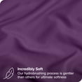 thumbnail image 4 of Bare Home Pillowcase Set - Envelope Closure - Premium 1800 Collection - Double Brushed - Ultra Soft - Standard Size, Plum, 2 Count, 4 of 6