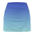 thumbnail image 5 of JSKUMAR Cotton Skort Skirts for Women High Waist Gradient Floral Print Summer Shorts Athletic Tennis Mini Golf Skorts (4XL, Blue 01), 5 of 5