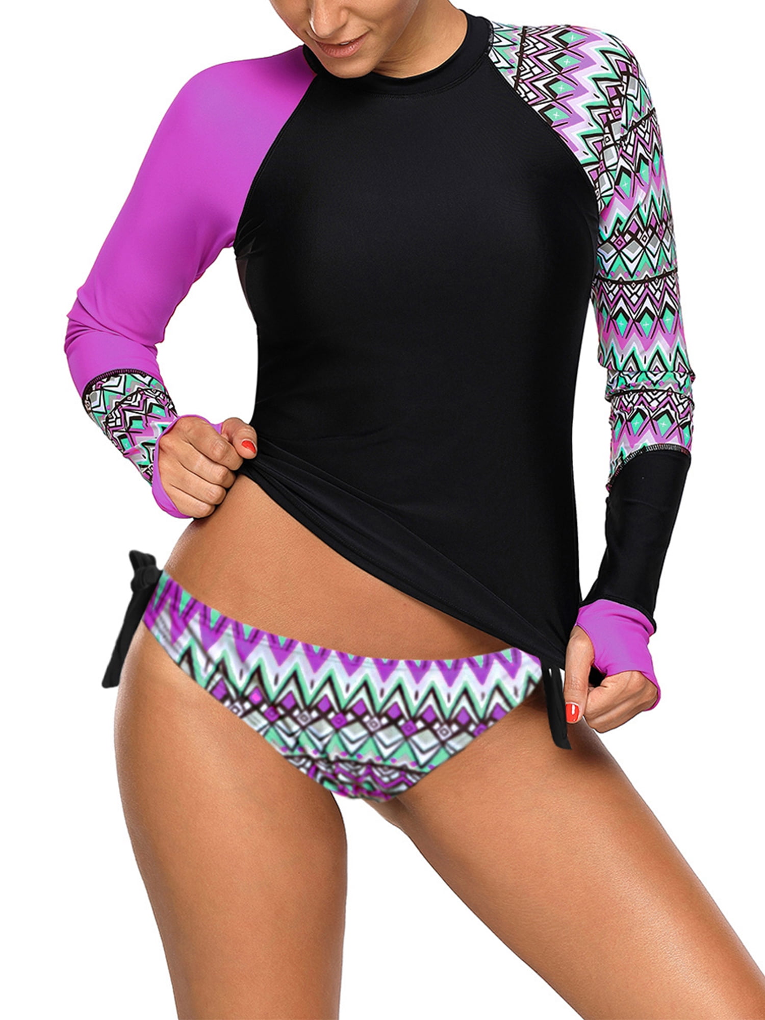 plus size long sleeve swimsuit