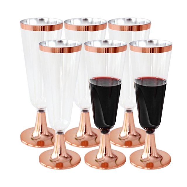 Labymos Copas de champán de plástico de