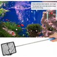 thumbnail image 2 of Aquarium Stretch Handle Shrimp Net Stainless Steel Fine Mesh Net(Square) 31-61cm, 2 of 5
