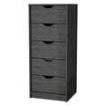 thumbnail image 3 of Smokey Oak 5 Narrow Drawer Dresser, 3 of 7