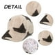 thumbnail image 3 of Gorras de béisbol para mujer, gorras de sol unisex de moda, gorras de verano e invierno de tamaño ajustable, gorra de béisbol de felpa de piel de conejo sintética con estampado de pentagrama, 3 of 5