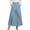 Light Blue, variant on Cotton Linen Khaki Skirts for Women Maxi Length Summer Skirts Button High Rise A-Line Fashion Flowy Long Business Skirt L