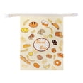thumbnail image 2 of Liulin Beeswax Bread Bag, Large Capacity Natural Cotton Bread Storage Bags with Sealing Zip, Reusable Wax Lined Bread Bags for Homemade Bread Sourdough, Extend Freshness, 16.9" x 13", 2 of 9