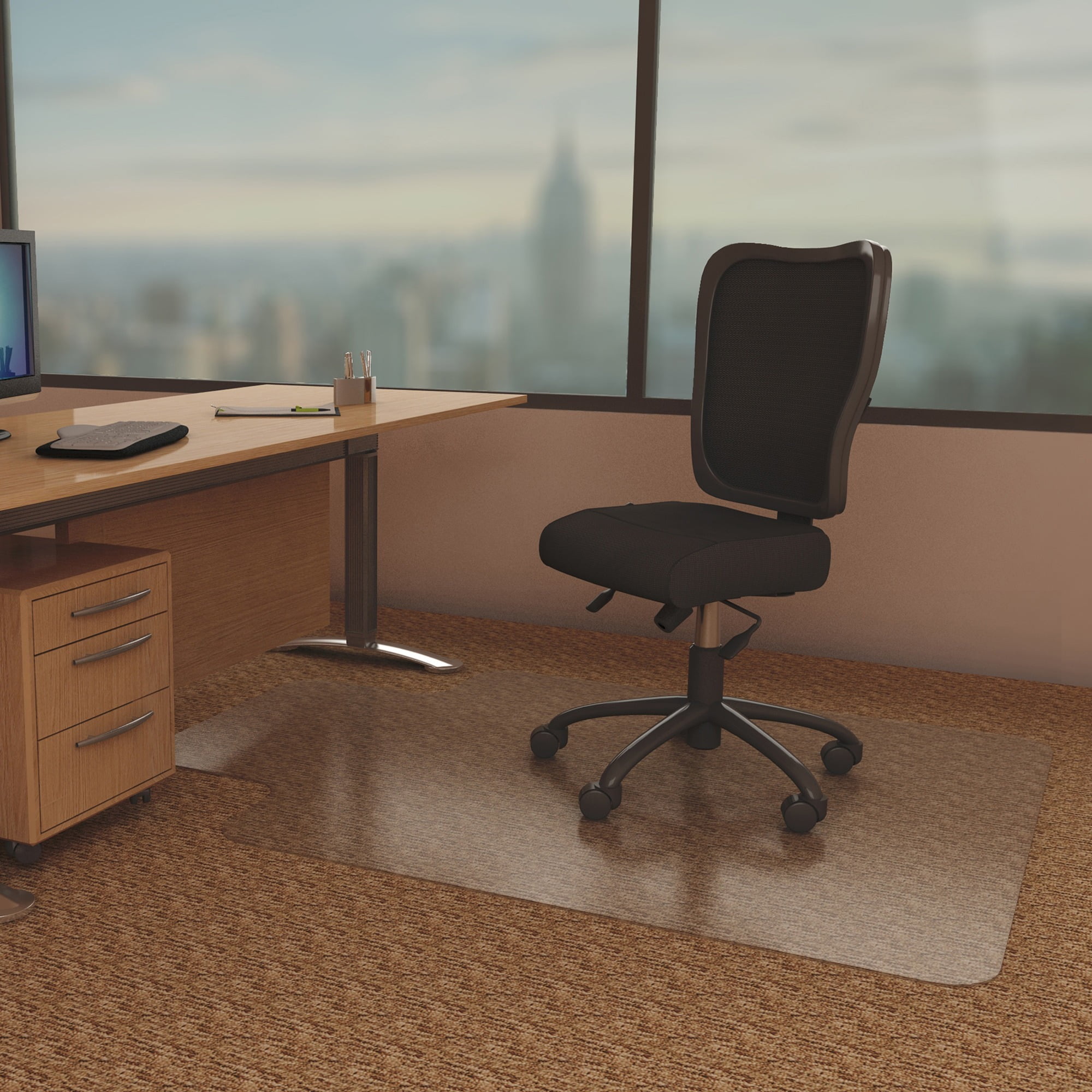 Deflecto Economat 36 X 48 Chair Mat For Low Pile Carpet