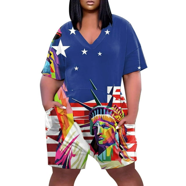 PMUYBHF Combinaison Noire à Fermeture Éclair Manches Longues en Cuir Col en V Grande Taille Décontractée Imprimée Style Court