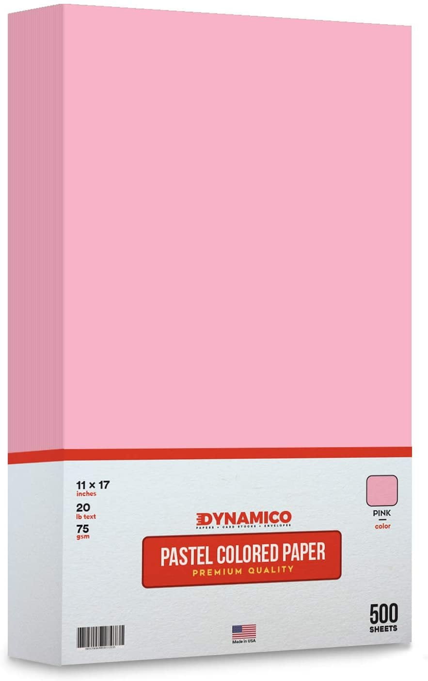 20lb Copy paper 11x17 500 Sheets Pink
