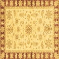 thumbnail image 1 of Ahgly Company Indoor Square Oriental Brown Traditional Area Rugs, 7' Square, 1 of 4